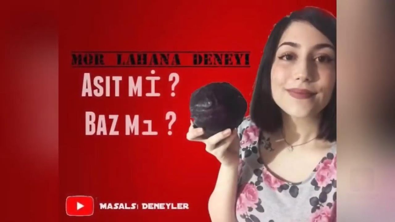 Mor Lahana Deneyi(Asit mi? Baz mı?) / MASALSI DENEYLER YouTube