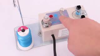 axis automatic bobbin winder machine demo