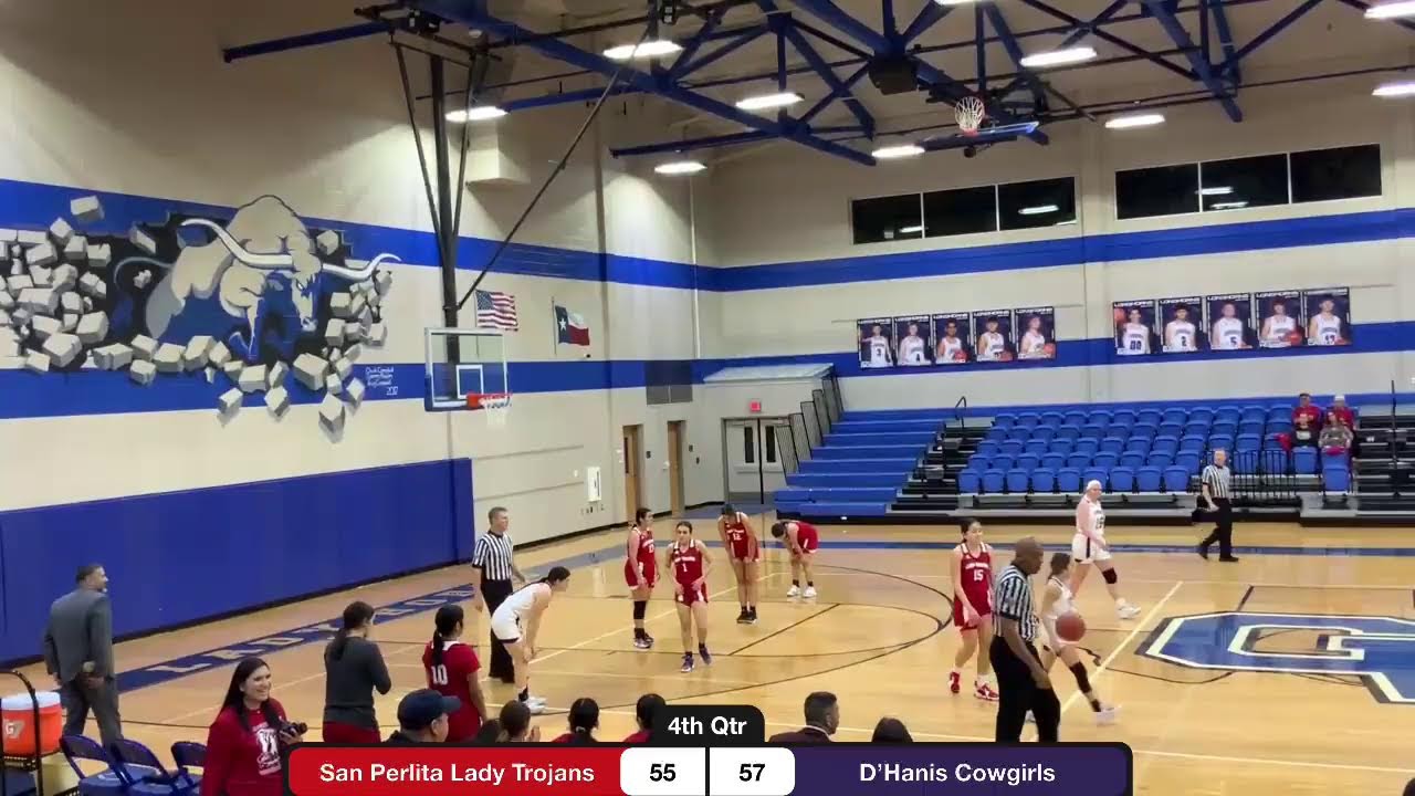 1A BiDistrict Basketball Playoff Game San Perlita Trojans vs D’Hanis