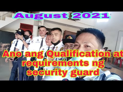 ilang araw ang training ng security guard