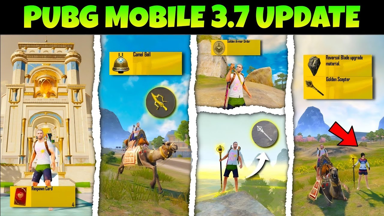 PUBG Mobile 3.7 Update Golden Dynasty Mode New Features & Tips & Tricks