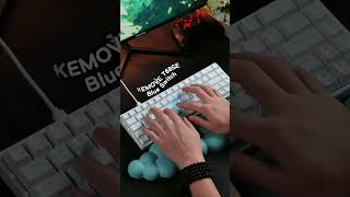 ASMR | You'll Fall in Love with the Sound of Blue Switches—Over and Over Again#kemove #keycaps