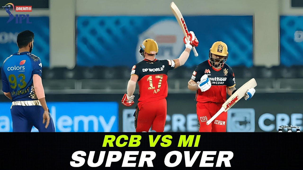 MI vs RCB Super Over 2020 | Most Thrilling Match Ever | IPL 2020 | HIGHLIGHTS