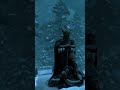Skyrim Night Snow Ambience ❄️ Calm Music &amp; Winter Mountains | Relaxing Atmosphere