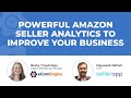 Powerful amazon seller analytics to improve your business