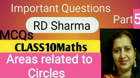 RD Sharma Solutions|Maths Class 10 RD Sharma|Ch13|Areas related to Circles MCQs Q41 toQ52|CBSE/ICSE