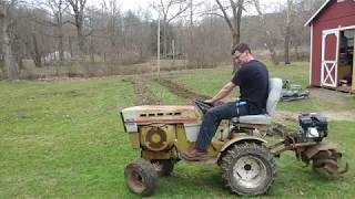 The POOR MANS Tractor Mounted Tiller- A Walk Behind Converted To A 3 Point Mount!!!