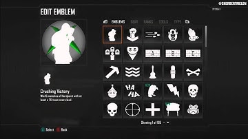 Black Ops 2 - Xbox 360 Logo Emblem Tutorial - Sherbertmelon