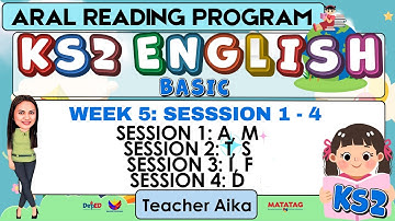 ARAL Program KS2 Basic English | Week 5 Session 1 - 4 |Grade 4 - 6 #AralProgram #ks1 #teacheraika