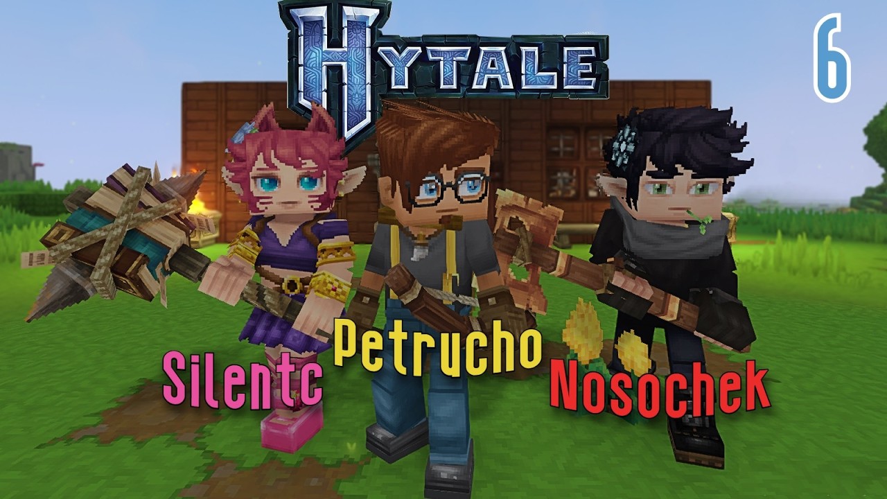 Просто gameplay Hytale с друзьями #6