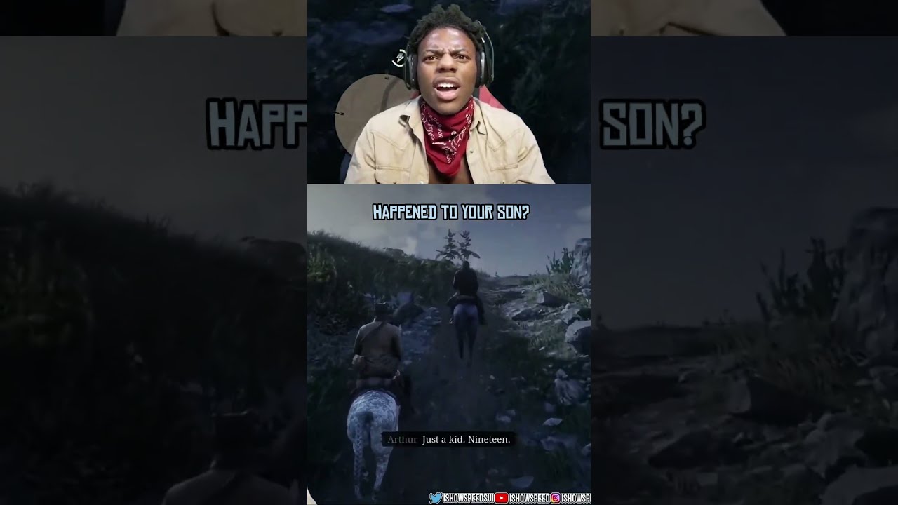 IShowSpeed Finds Out About Arthur S Son Fate Speed Rdr2 Arthurmorgan Shorts