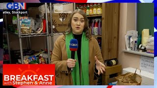 Food Banks see UNPRECEDENTED NUMBERS | Sophie Reaper reports live from Stockport
