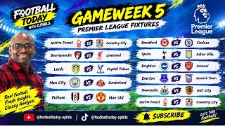 Football Today| Game week 5 - Prediction Show