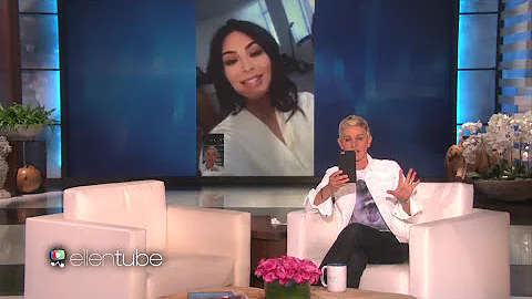 Ellen FaceTimes with Kim Kardashian