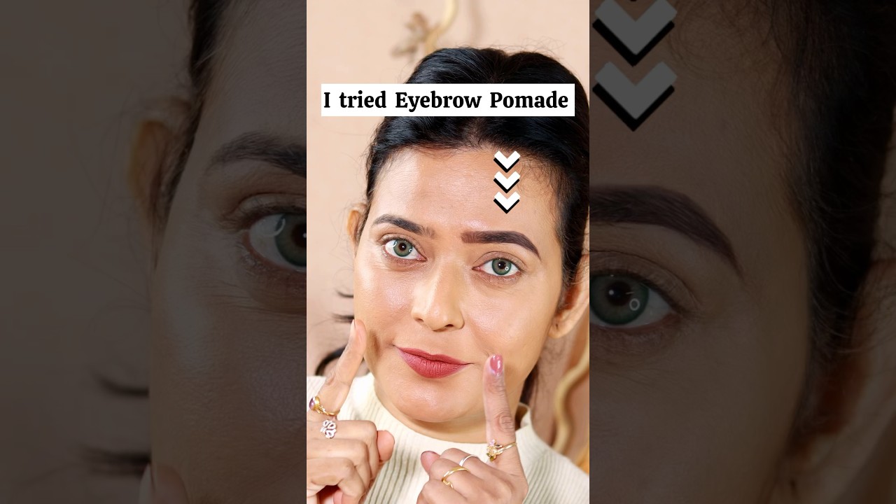 I tried Eyebrow pomade 
