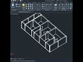Ground Floor Plan to 3D Model | AutoCAD Easy #2dplan #3dplan #floor #autocad#door#plan #stair#window