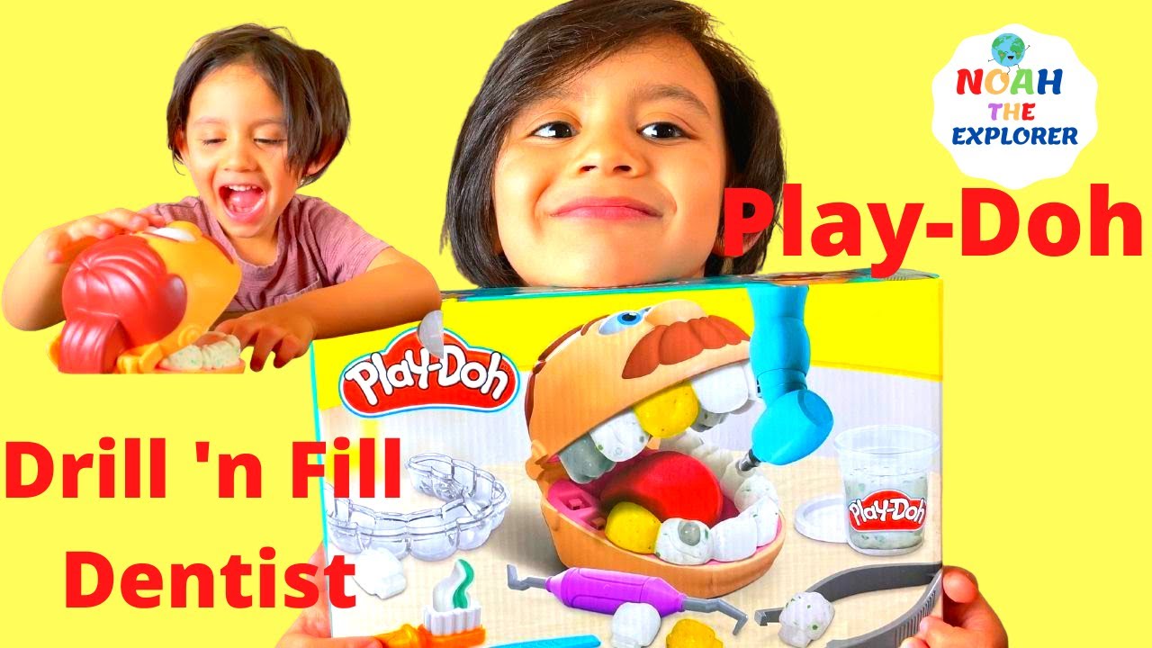PLAY DOH Doctor Drill N Fill Playset!