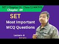 SET | MCQ Question | Class 11 Maths | Apil Sir @apilsir