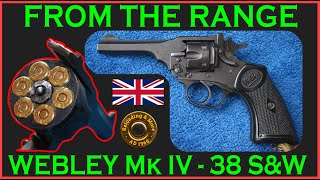 The Webley Mk IV in 38 S&W - .38/200. At the shooting range. #reloadingandmore