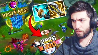 TURKISH GOSU? TEK ATAN BUILD! 1 MİLYON VAYNE TOPTA OYNARSA?