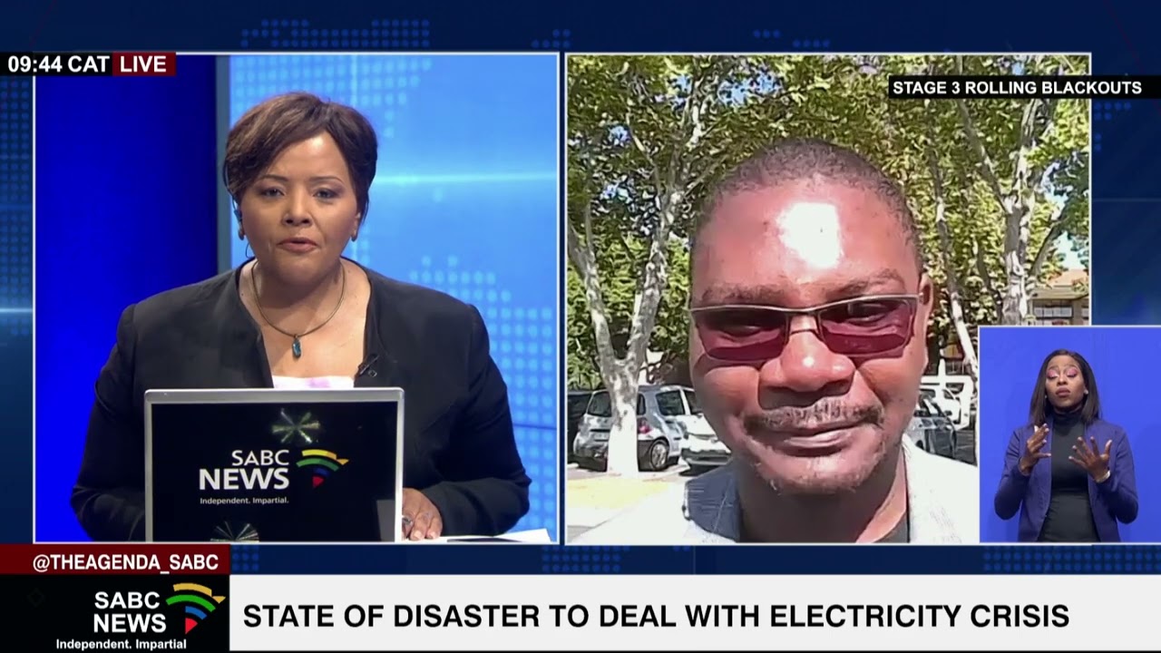 Energy Crisis | State of disaster to deal with rolling blackouts: Prof Sampson Mamphweli