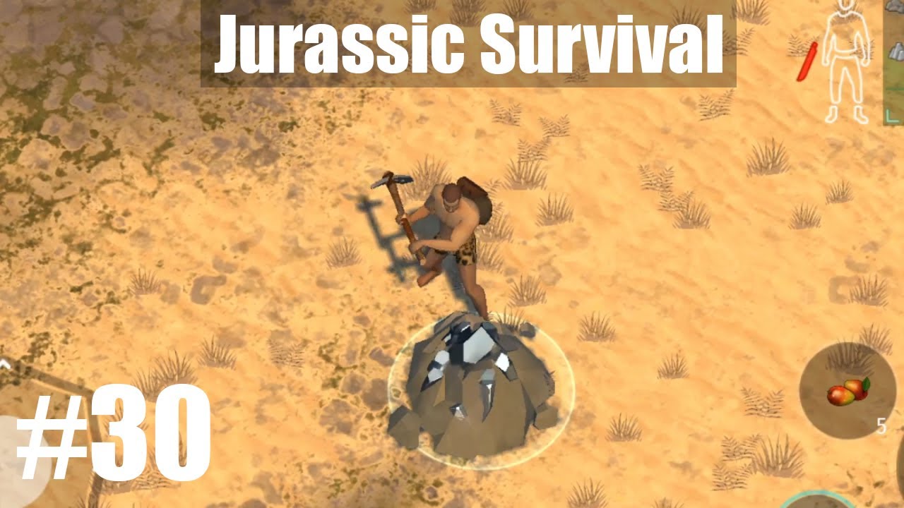 jurassic survival ไทย ep30 - ฟาร์มเหล็กมาคราฟอาวุธ - youtube