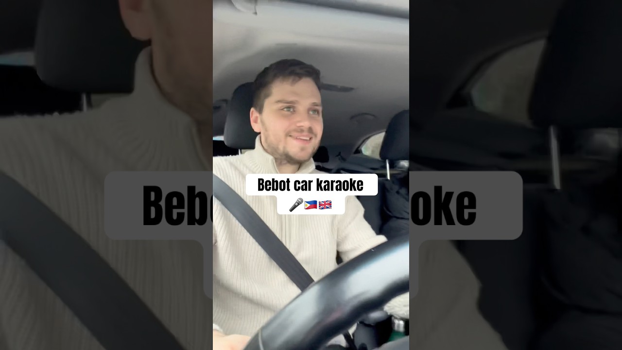 Bebot car karaoke 🎤🇵🇭🇬🇧 #tagalog #opm