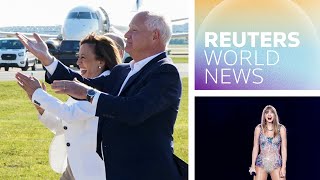 Harris, Walz Michigan rally, Trump battle plan and Taylor Swift Austria concert cancelled
