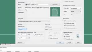 How to Plot the Drawing at Layout Page and Scale in Auto CAD