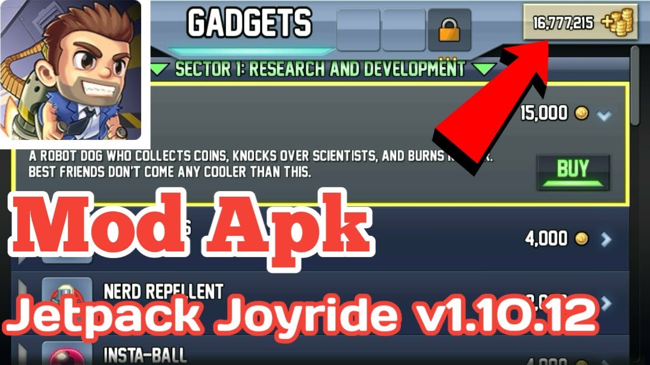 Jetpack Joyride v1.10.12 Unlimited Coins Hack Mod Apk YouTube