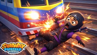 Subway Princess | Ninja Run vs Train Accident | New Upadet Gameplay screenshot 2