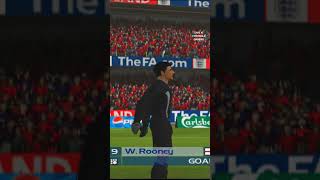 England International Football (PS2). Wayne Rooney. England vs Portugal. ⚽🎮