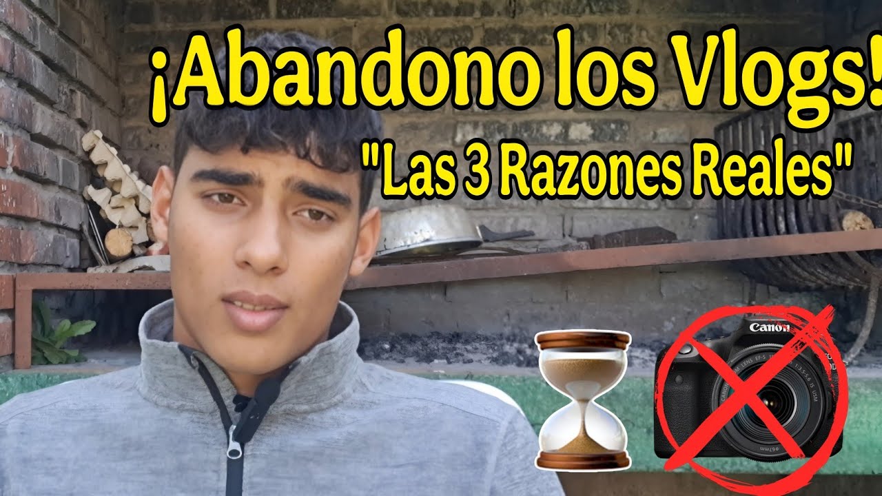 Porqué ABANDONO los Vlogs de Viajes (La Verdad)