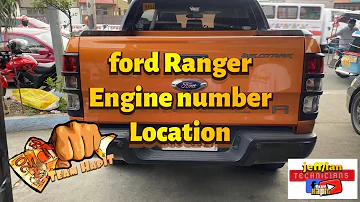 Où trouver le code moteur de ma Ford Ranger