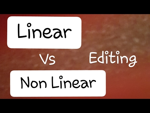 Linear vs Non Linear Editing - YouTube