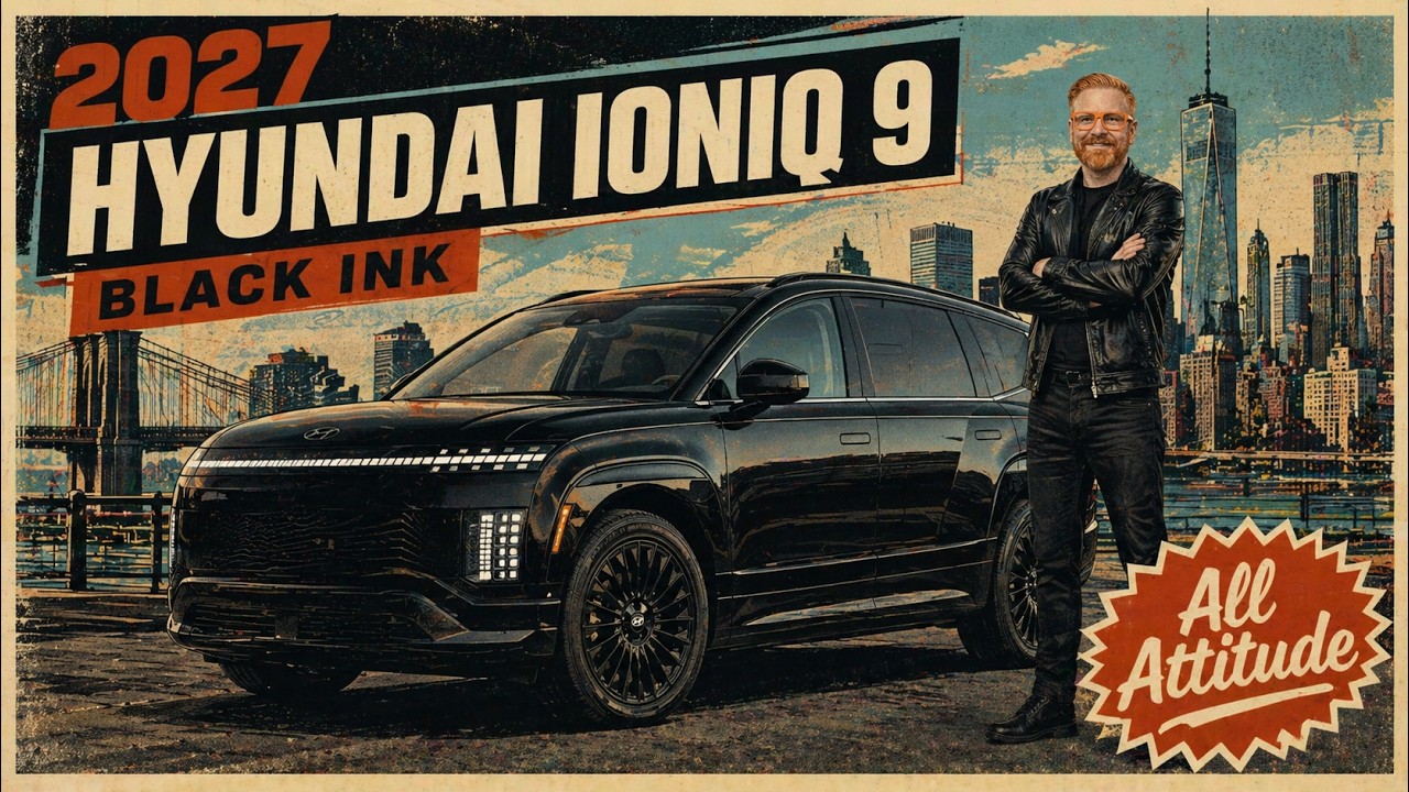 The 2027 Hyundai Ioniq 9 Black Ink takes Hyundai’s largest electric SUV and gives it a bold, high-contrast twist. With its all-black exterior accents, premium interior finishes, and three-row practicality, this is a family EV that leans hard into style without forgetting real-world usability.