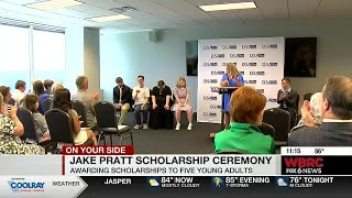 Jake Pratt scholarship ceremony awards scholarships to five young adults with Down Syndrome
