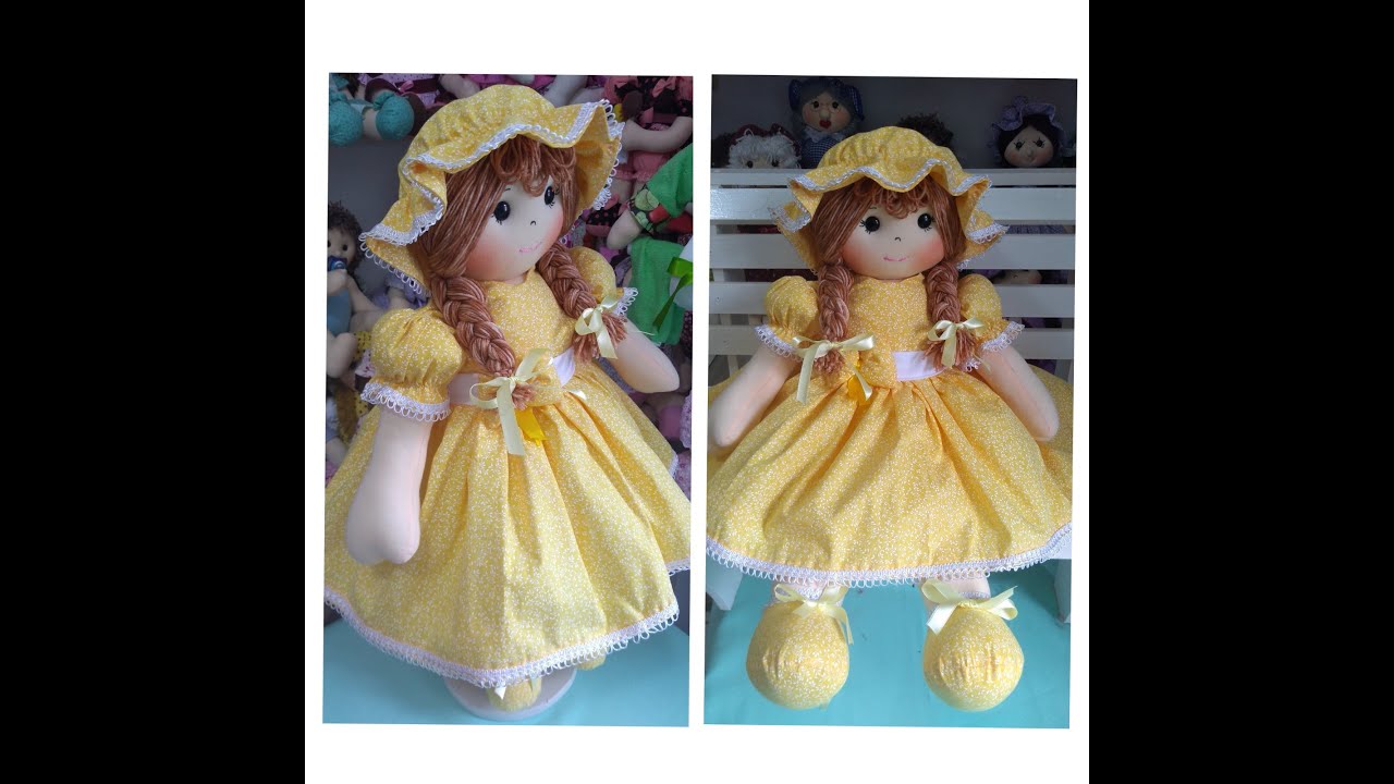 BONECA BIA, A BONECA DE PANO QUE AS CRIANÇAS GOSTAM DE BRINCAR.