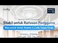 Cudy AP3000 Wi-Fi 6 AX3000 Ceiling Access Point | Bisa Handle Ratusan Device Tanpa Drop 