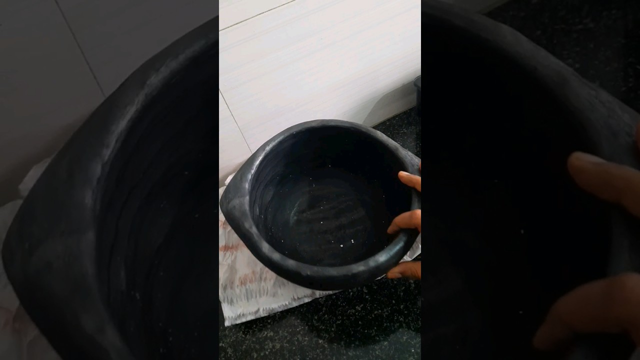 Unboxing Video /Black Clay pot /Earthenware pot 👍link in description👍 