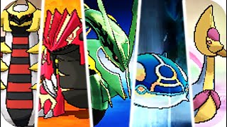 Pokemon Omega Ruby & Alpha Sapphire - All Legendary Pokémon Battles (1080p60)