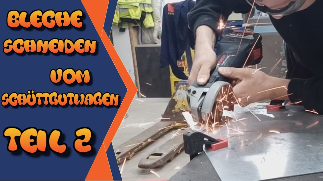 Bleche schneiden vom Schüttgutwagen  - Teil 2 | Tobi's 5 Zoll Bahn