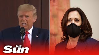 Trump slams Harris for trying to sabotage COVID-19 vaccine push