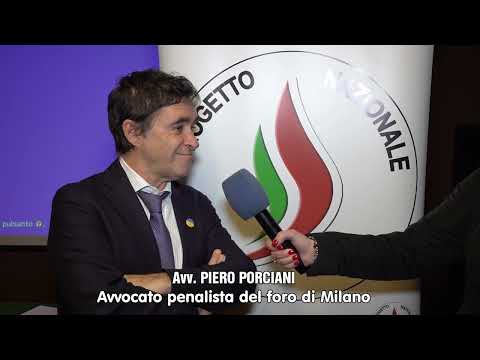 09 NOVEMBRE 2024: &quot;LA RIFORMA DELLA GIUSTIZIA&quot; - INTERVISTA A PIERO PORCIANI