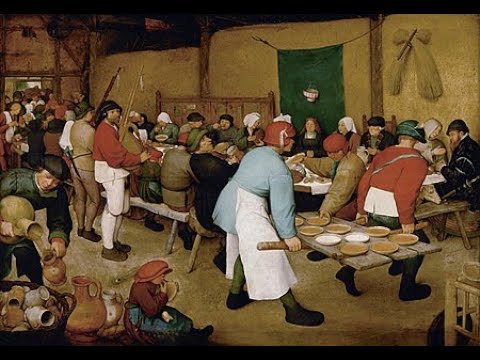 La boda campesina de Pieter Brueghel (1568) #painting #masterpiece #paintingart #brueghel hqdefault