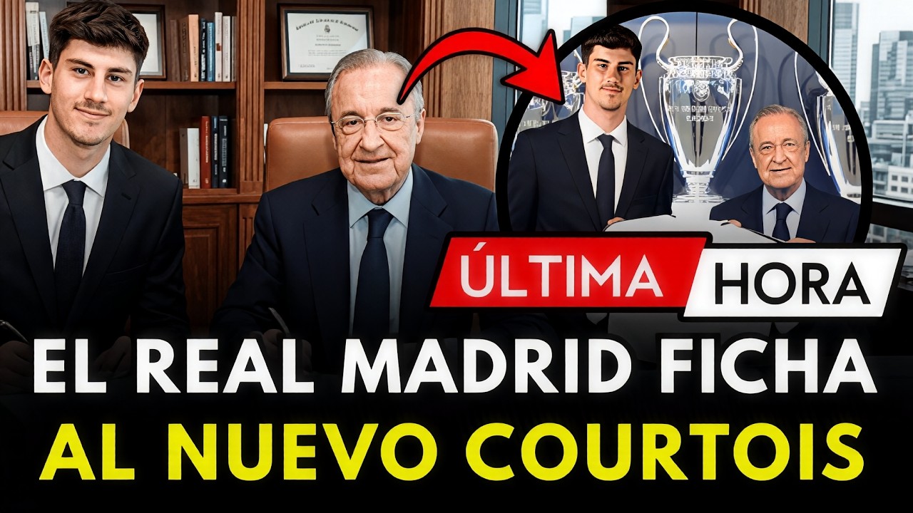 🚨¡OFICIAL! EL REAL MADRID FICHA AL NUEVO COURTOIS TRAS CONOCERSE LA GRAVEDAD DE LA LESION DE THIBAUT