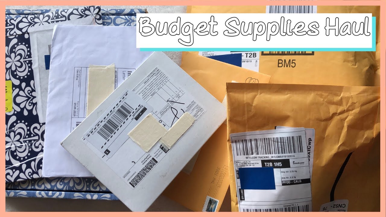 Budget Supply Haul YouTube