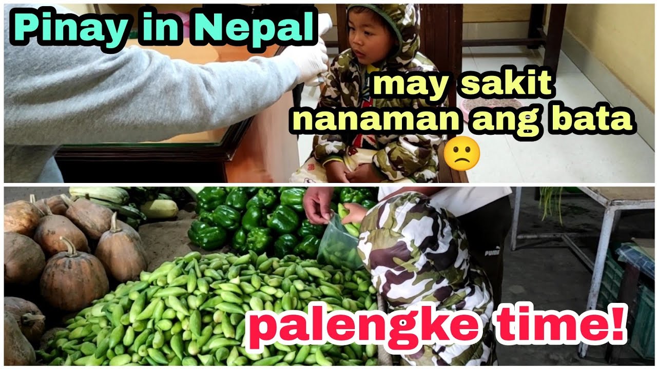 may sakit nanaman ang bata+ palengke time! - YouTube