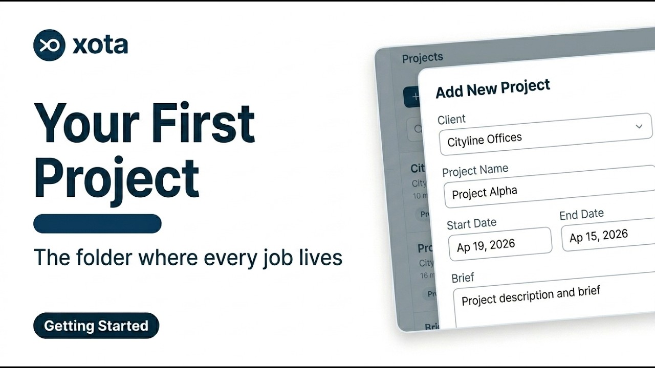 Your first project