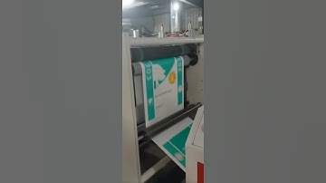 Flexographic machine packaging material film